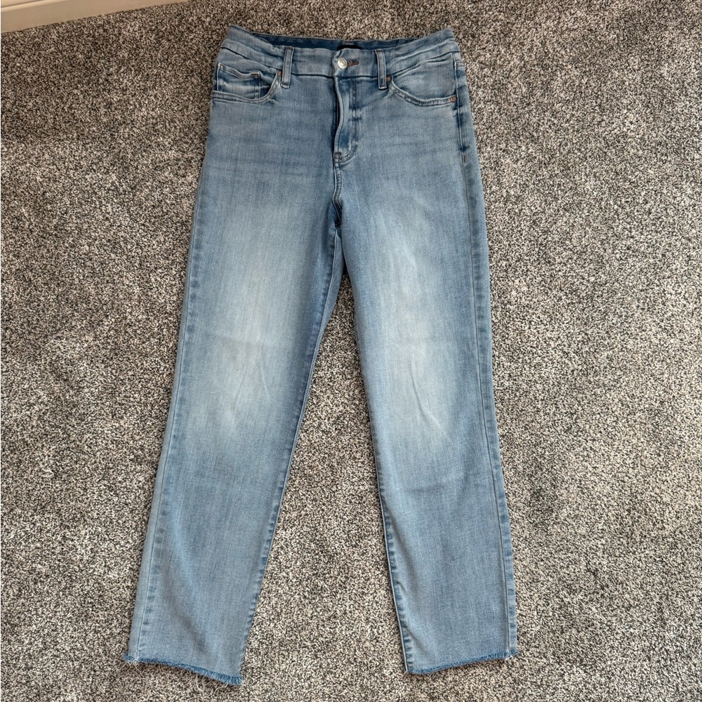 Express High Waisted FlexX Straight Ankle Jeans Women’s size small (0,2,4)